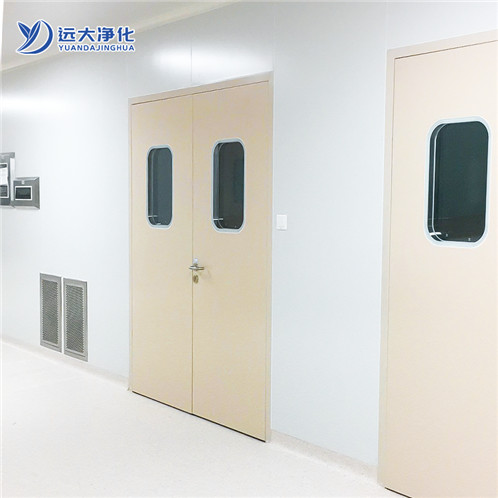 Steel purification double doors
