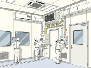 Cleanroom construction and installation process