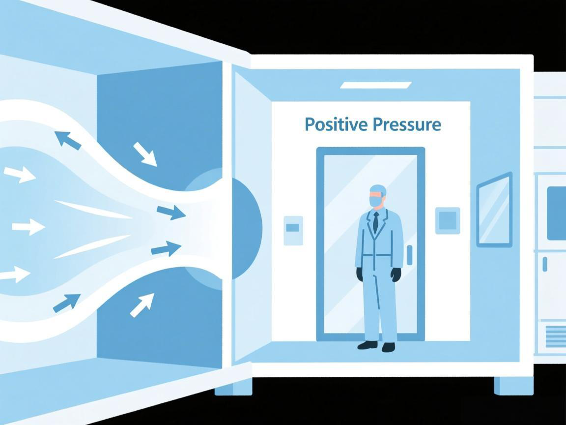 Positive Pressure vs. Negative Pressure Explained — Cleanroom Airflow, Containment & Applications