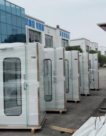 Instalación de ducha de aire